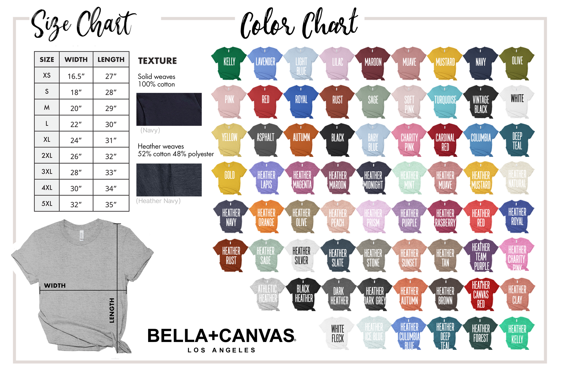 Bella Canvas 3001 soft slim fit shirt