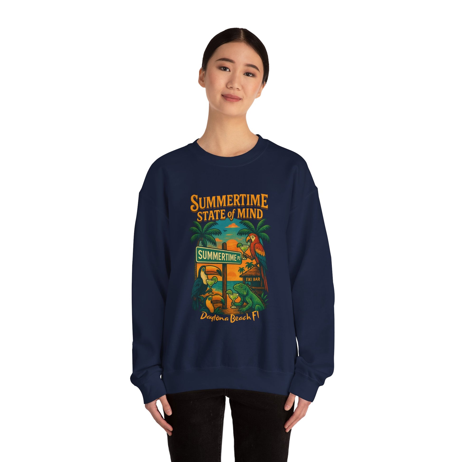 Summertime Place  Crewneck Sweatshirt - Jimmy Buffet Style