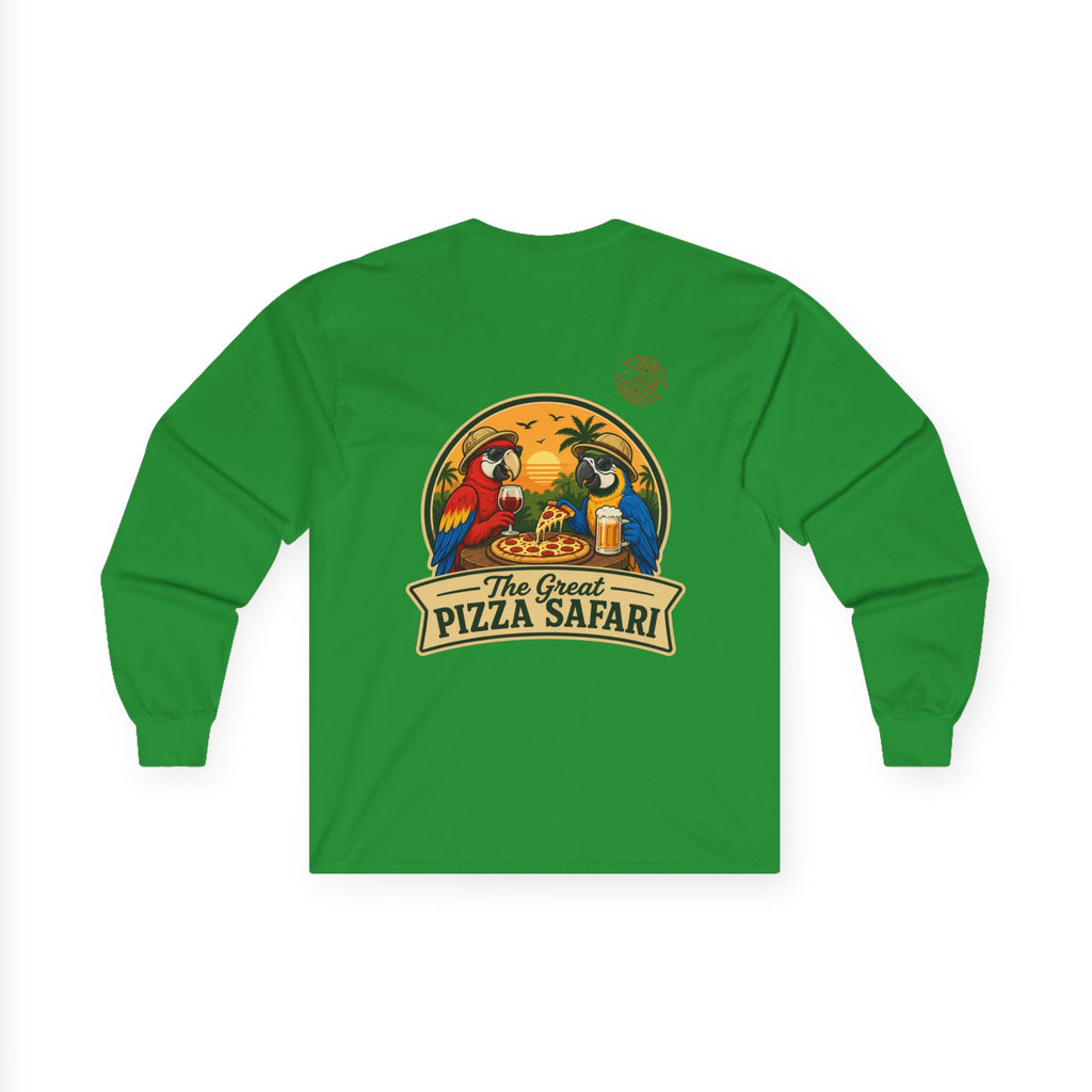 Long Sleeve Tee — The Great Pizza Safari Graphic Shirt