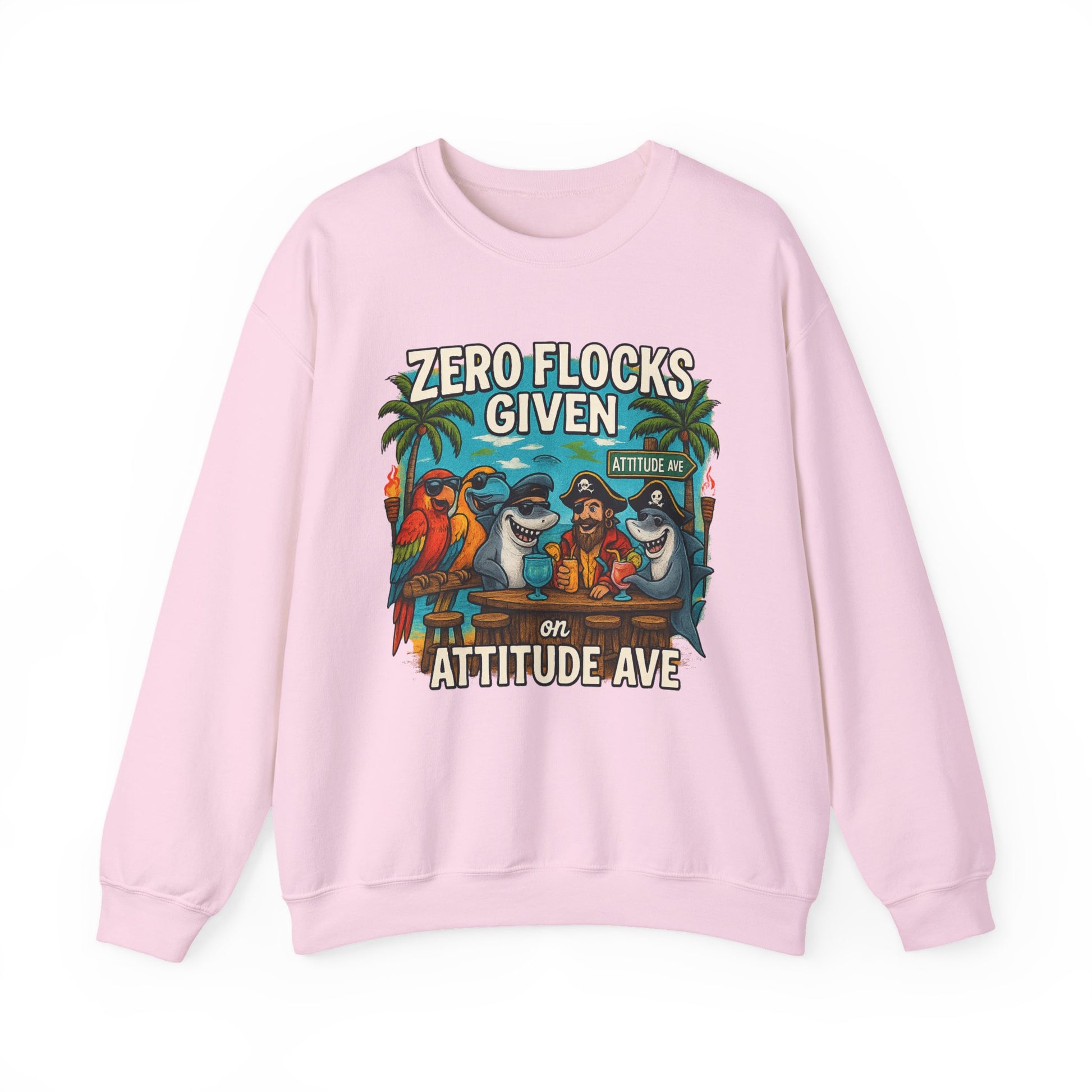 Attitude ave Crewneck Sweatshirt - Jimmy Buffet Style