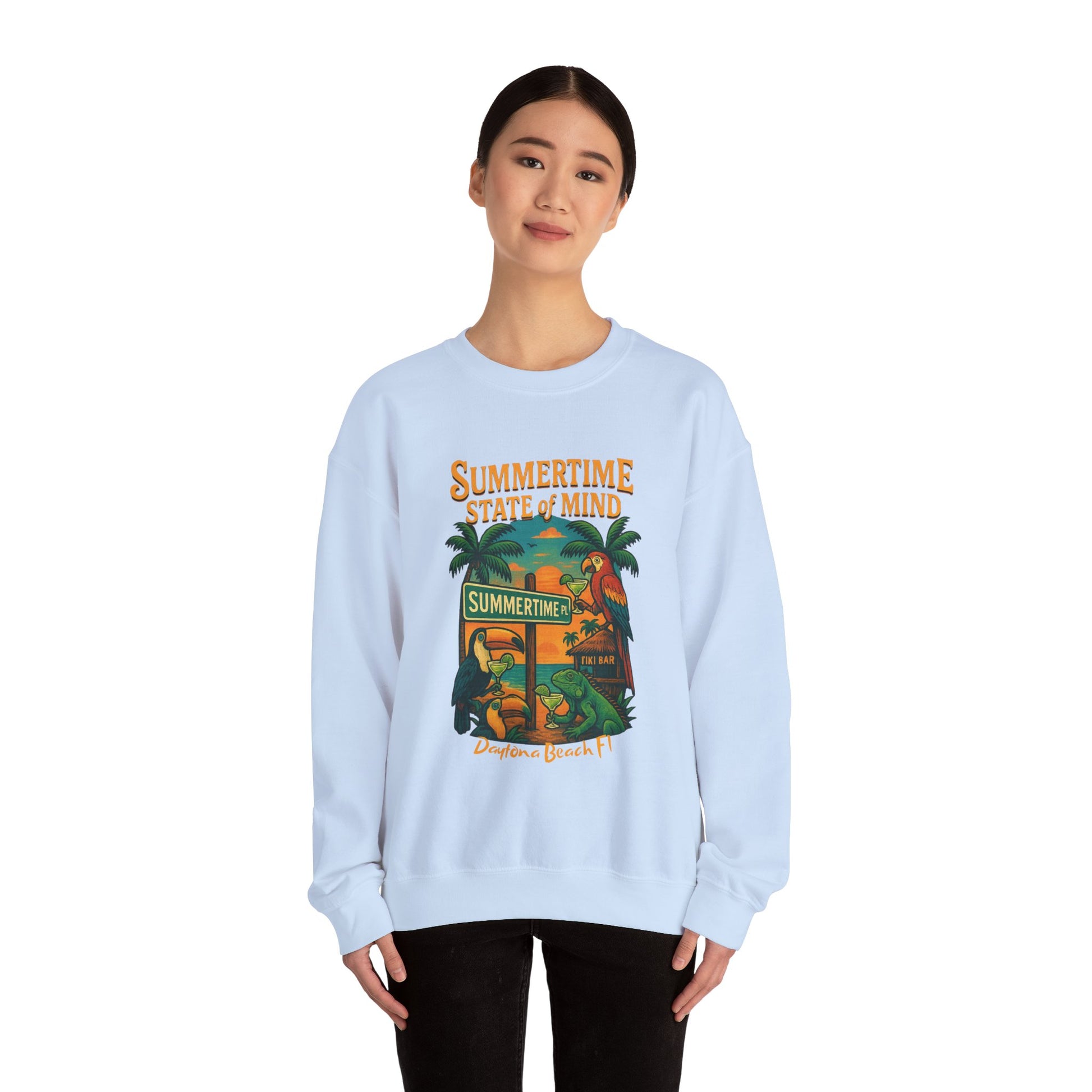 Summertime Place  Crewneck Sweatshirt - Jimmy Buffet Style