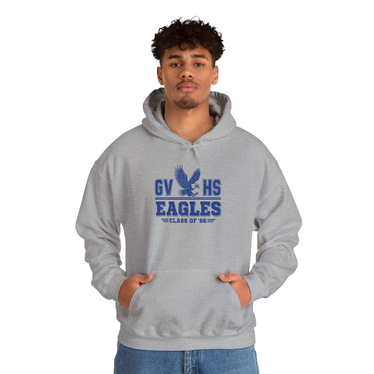 GVHS Eagles Hoodie – Class of ’87 Vintage School Spirit Pullover