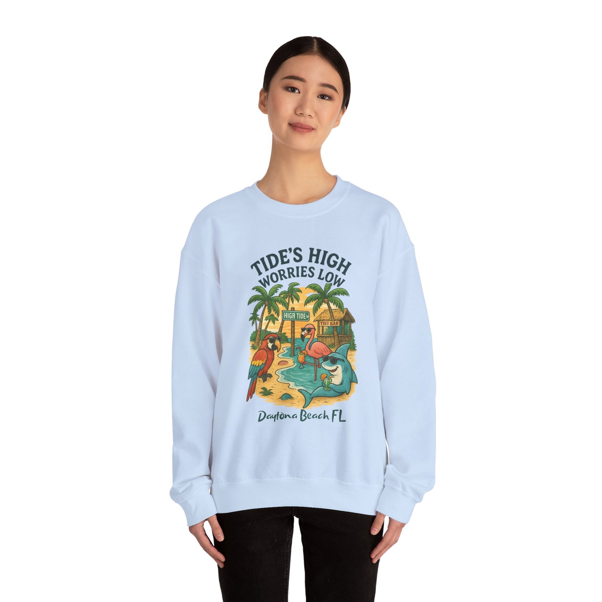 High Tide Ln Crewneck Sweatshirt - Jimmy Buffet Style