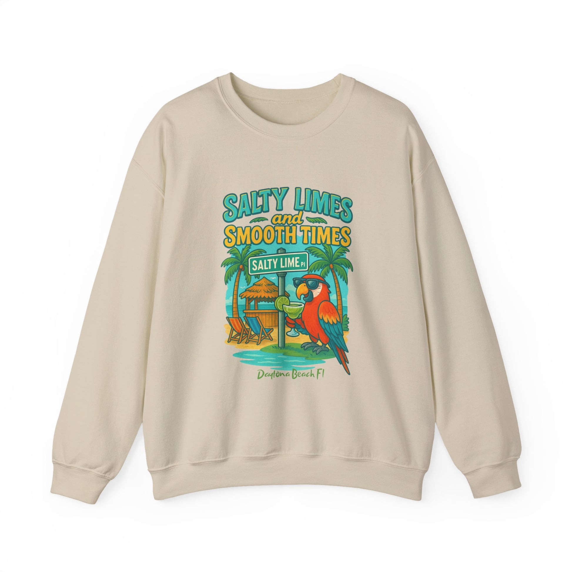 Salty Lime  Place  Crewneck Sweatshirt - Jimmy Buffet Style