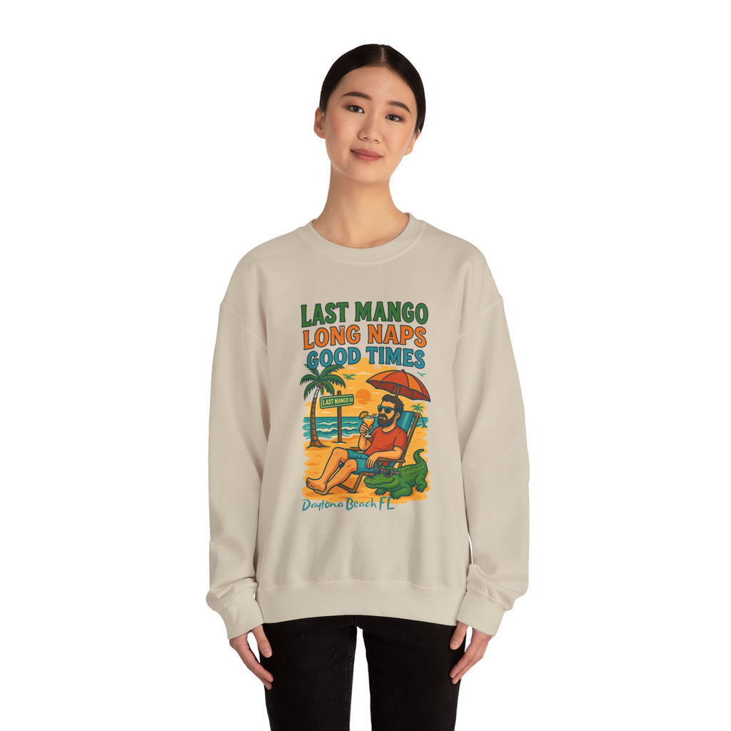 Last Mango Crewneck Sweatshirt - Jimmy Buffet Style