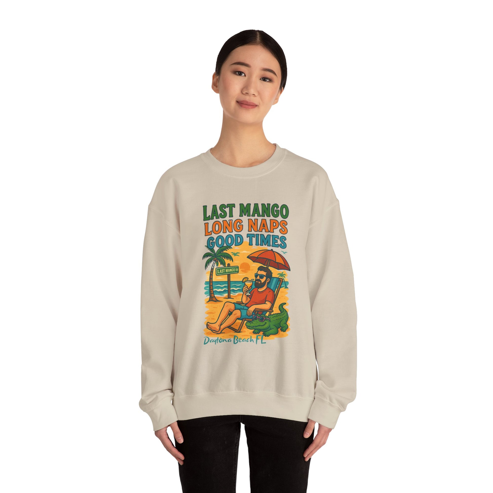 Last Mango Crewneck Sweatshirt - Jimmy Buffet Style