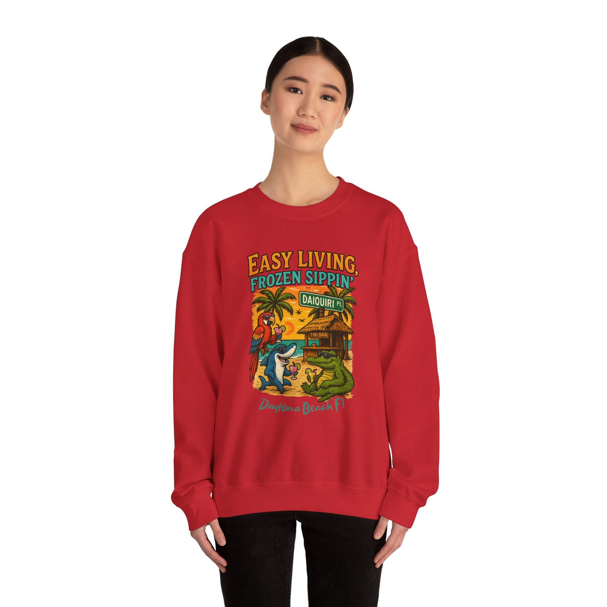 Daquiri Place  Crewneck Sweatshirt - Jimmy Buffet Style