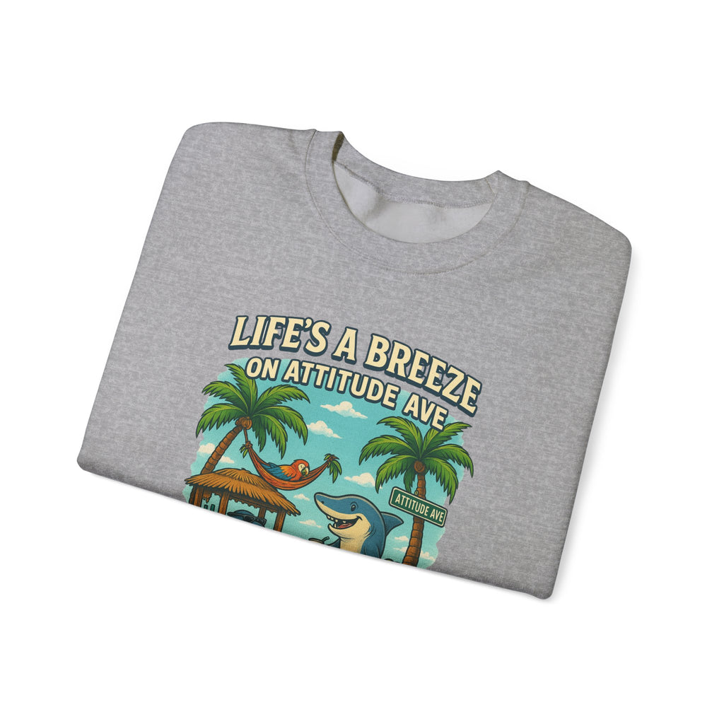 Attitude Ave Crewneck Sweatshirt - Jimmy Buffet Style