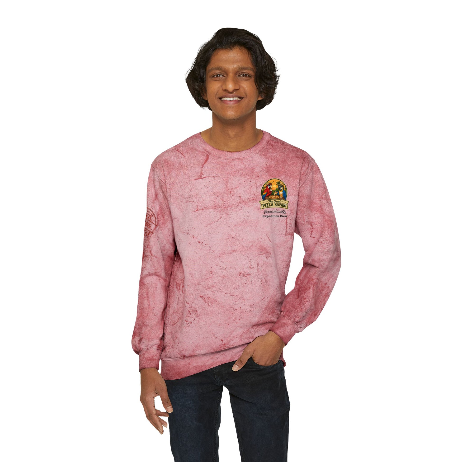 Tie-Dye Crewneck Sweatshirt — the Great Pizza Safari