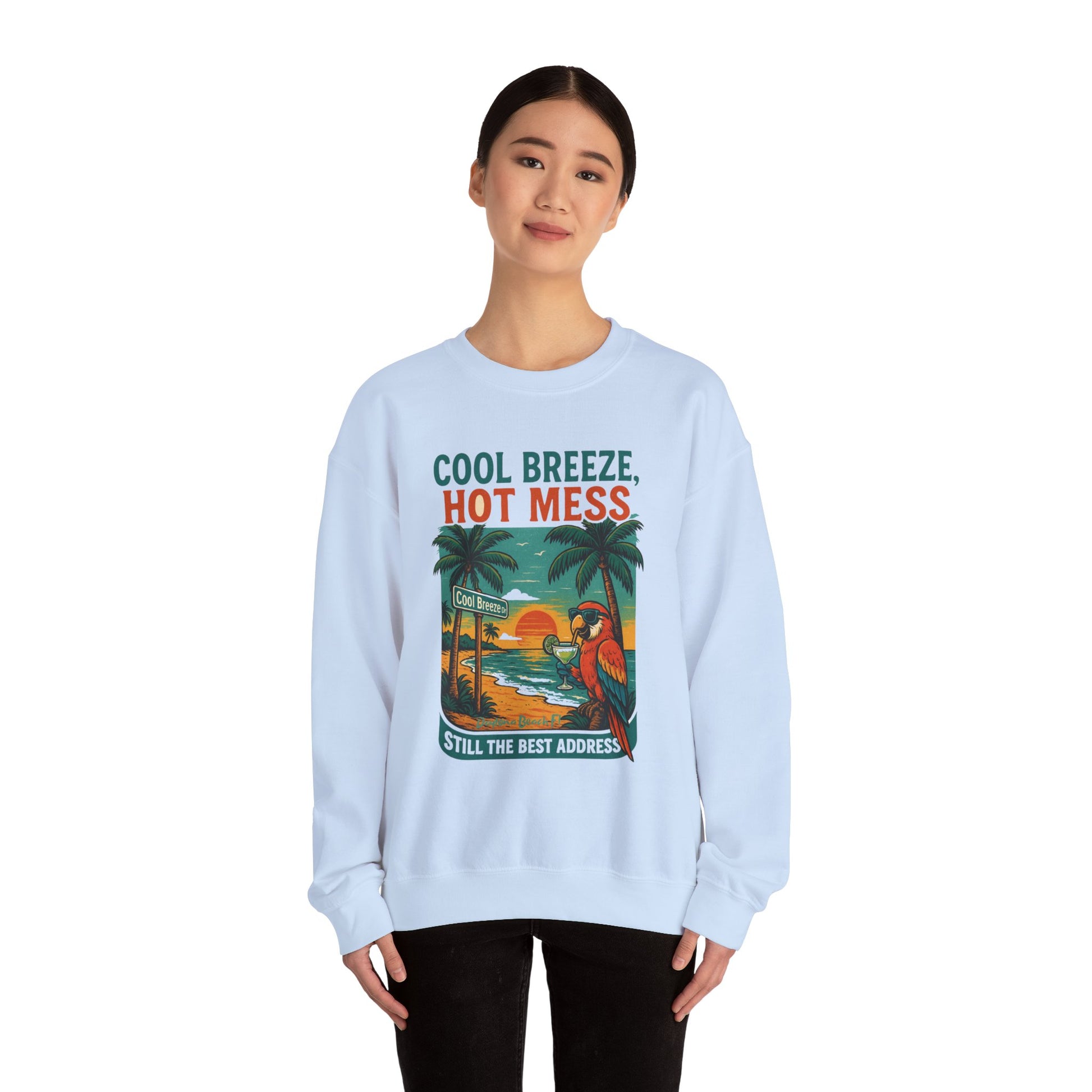 Cool Breeze dr  Crewneck Sweatshirt - Jimmy Buffet Style