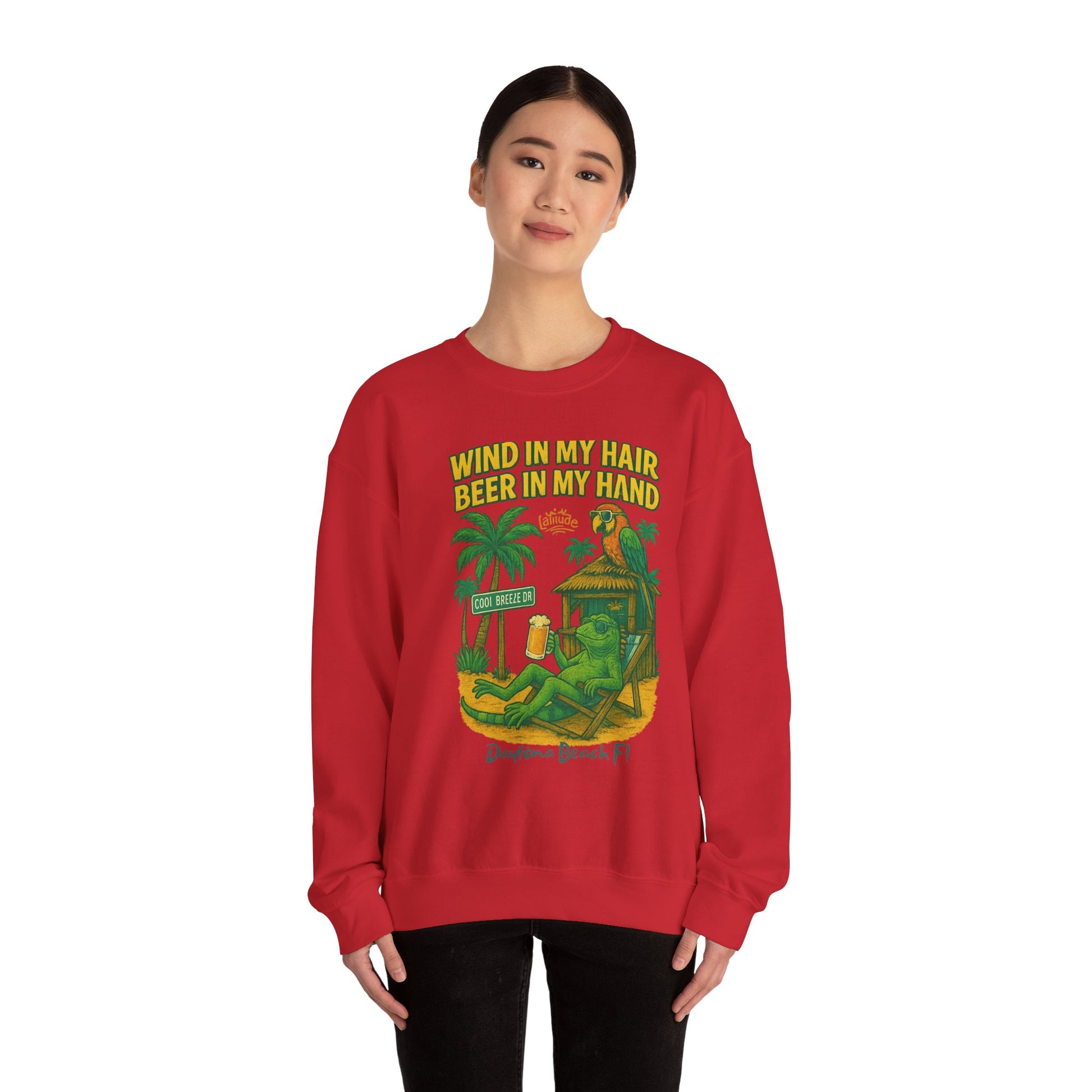 Cool Breeze dr  Crewneck Sweatshirt - Jimmy Buffet Style