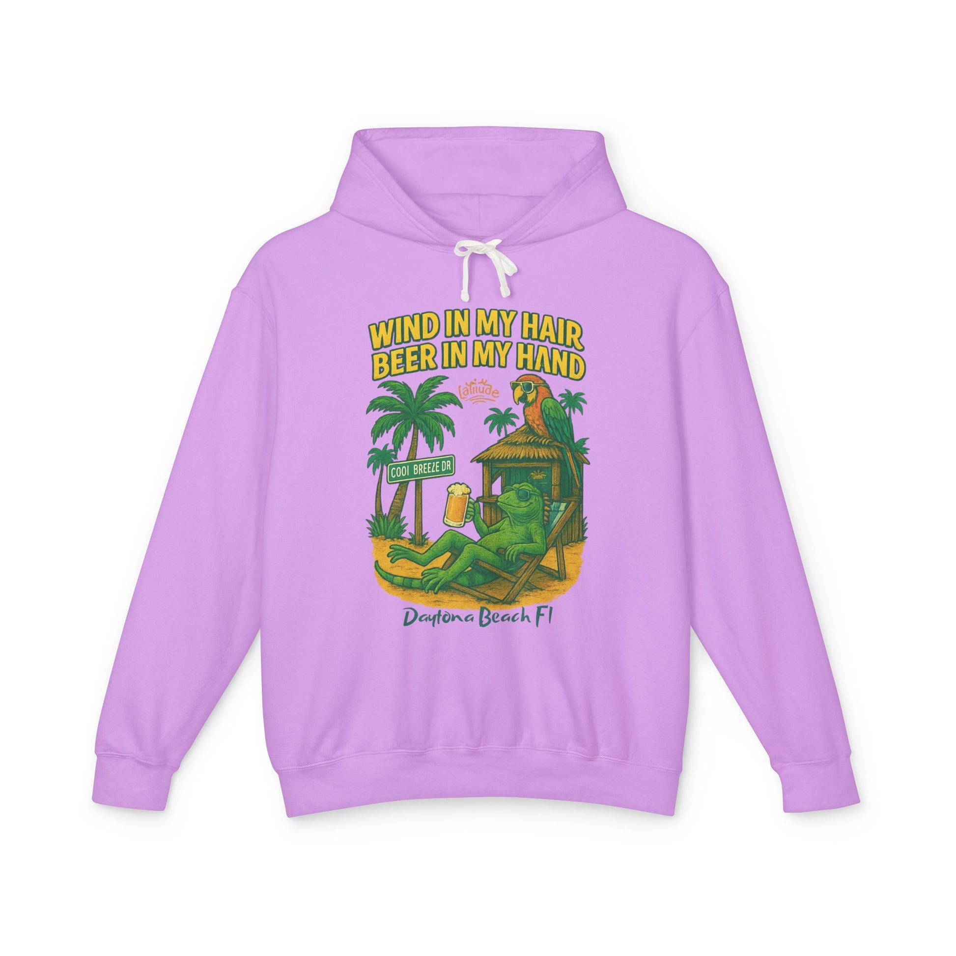 Cool Breeze dr  Lightweight Comfort Colors Hoodie - Jimmy Buffet Style