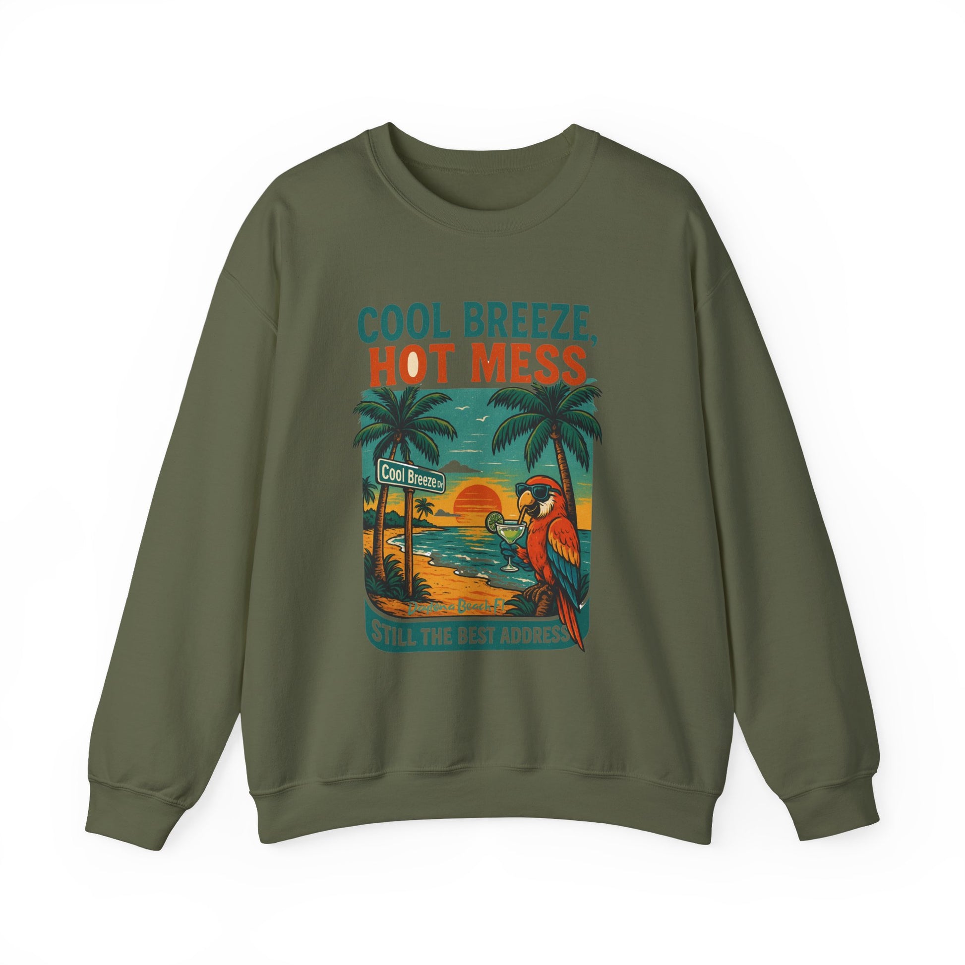 Cool Breeze dr  Crewneck Sweatshirt - Jimmy Buffet Style