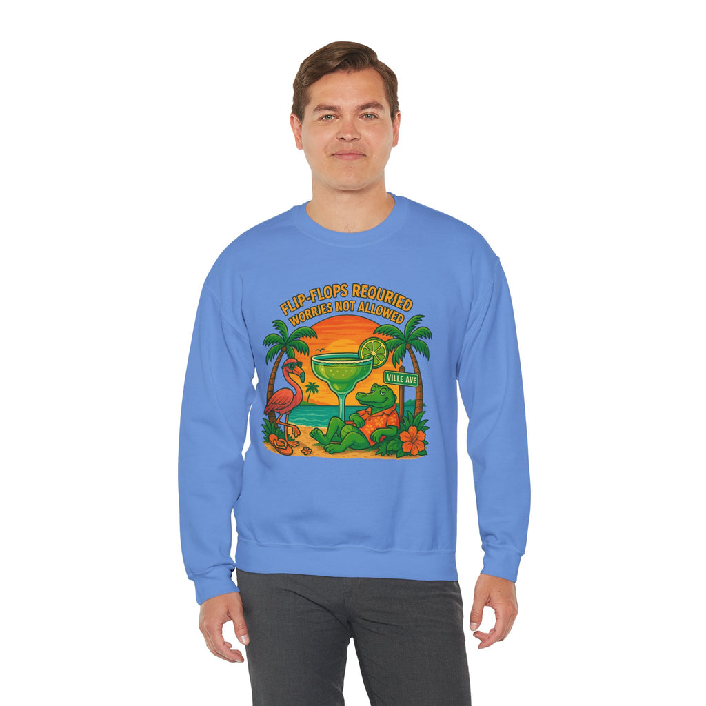 Margaritaville Ave  sweatshirt Fun Beachwear, Unisex Gift, Summer Casual, Travel Apparel