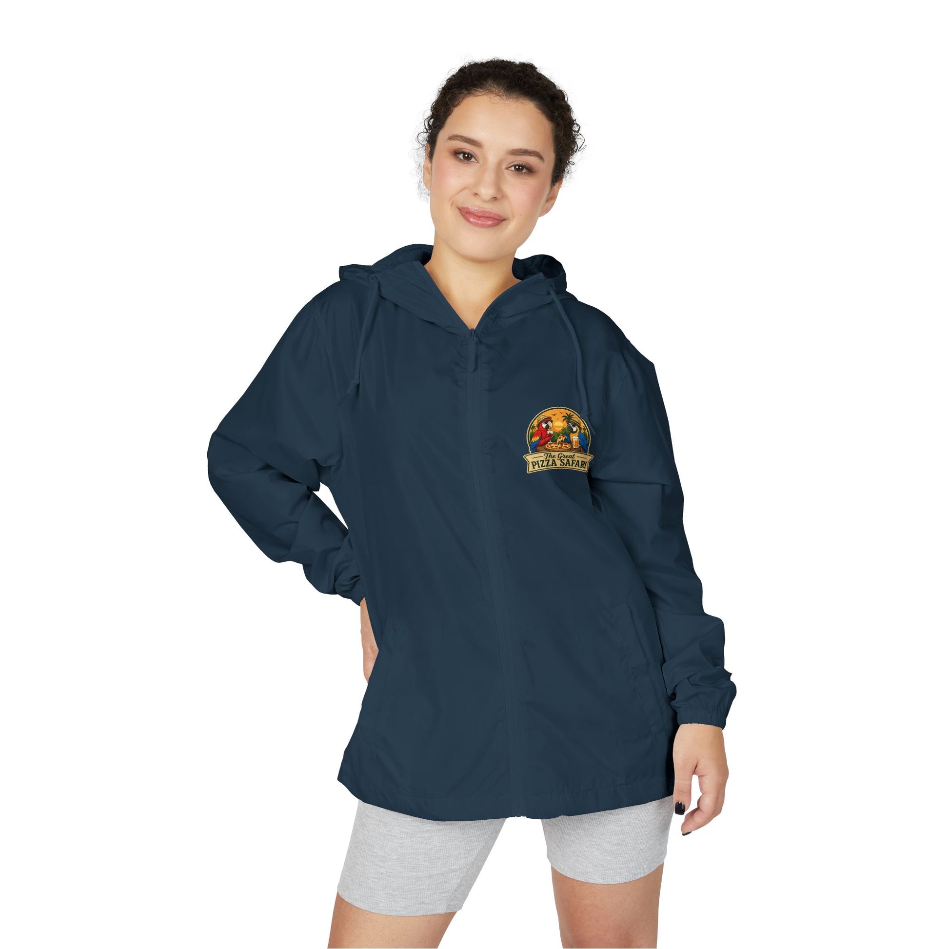 Vintage Camper Windbreaker Jacket – Pizzariaville graphic