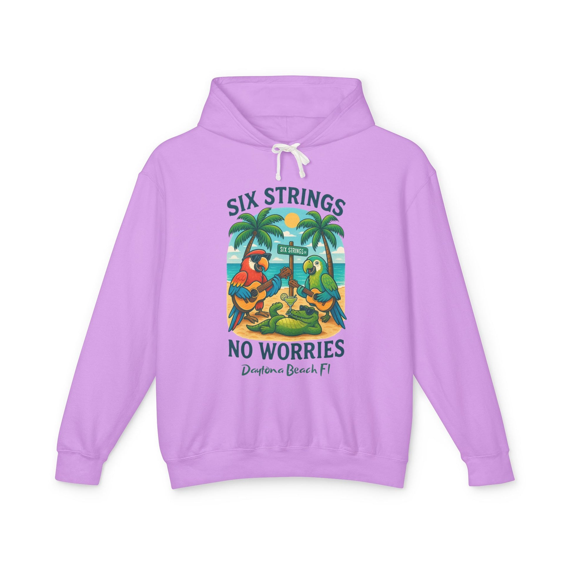 Copy of Flip Side Ln  Lightweight Comfort Colors Hoodie - Jimmy Buffet Style