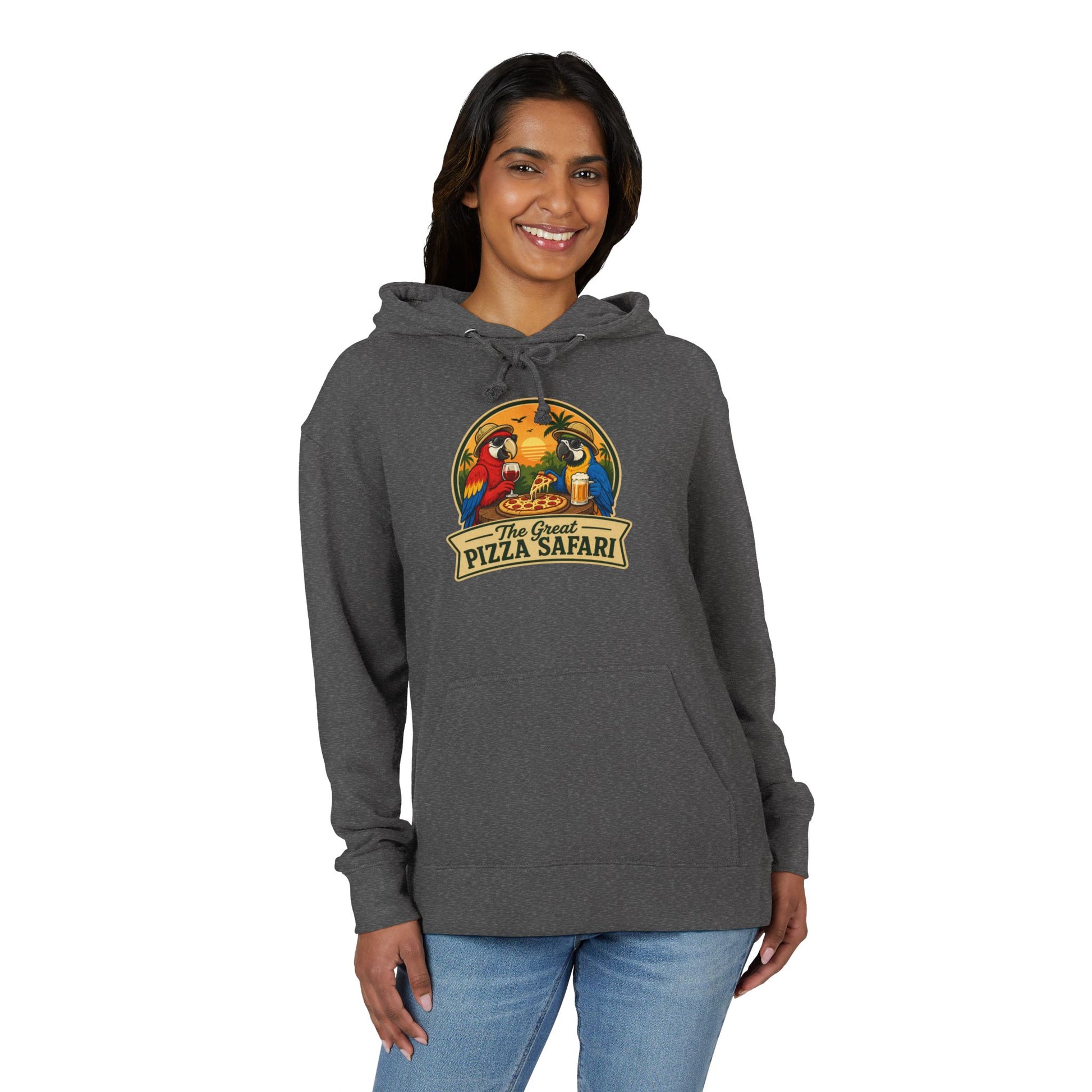 Pizza Safari Hoodie — The Great Pizza Safari Graphic Pullover