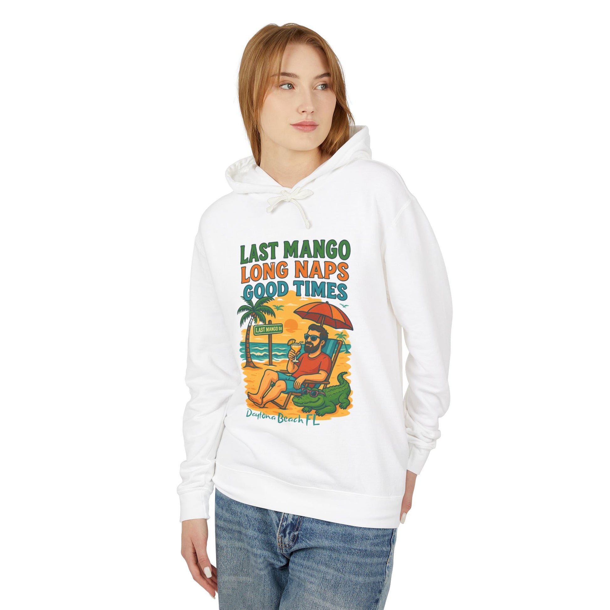 Last Mango dr  Lightweight Comfort Colors Hoodie - Jimmy Buffet Style