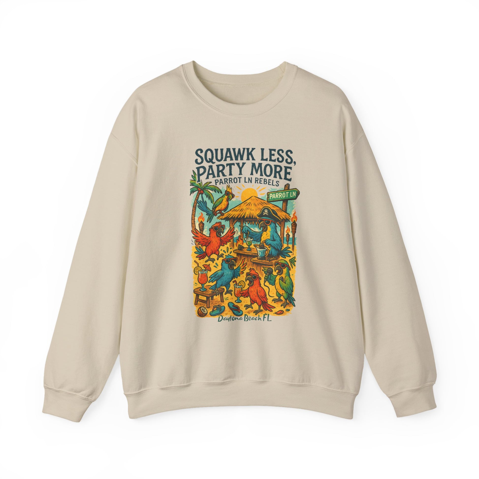 Parrot Ln   Crewneck Sweatshirt - Jimmy Buffet Style