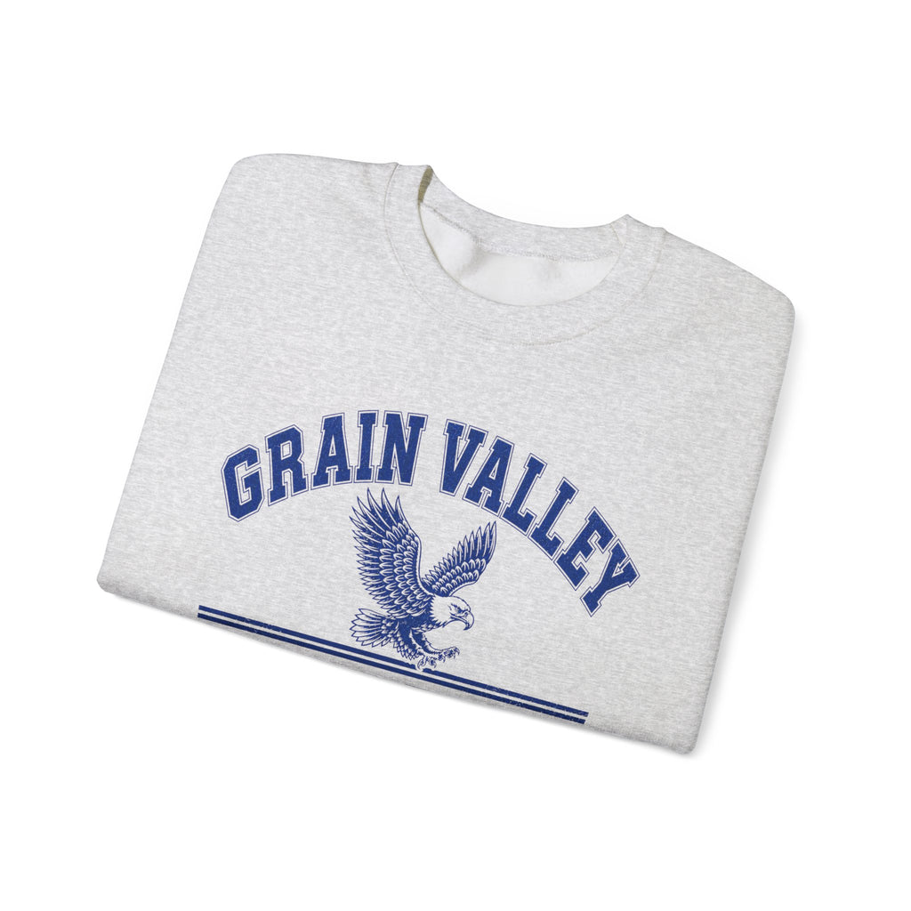 Grain Valley Eagles Crewneck Sweatshirt — Class of '86 Vintage School Spirit