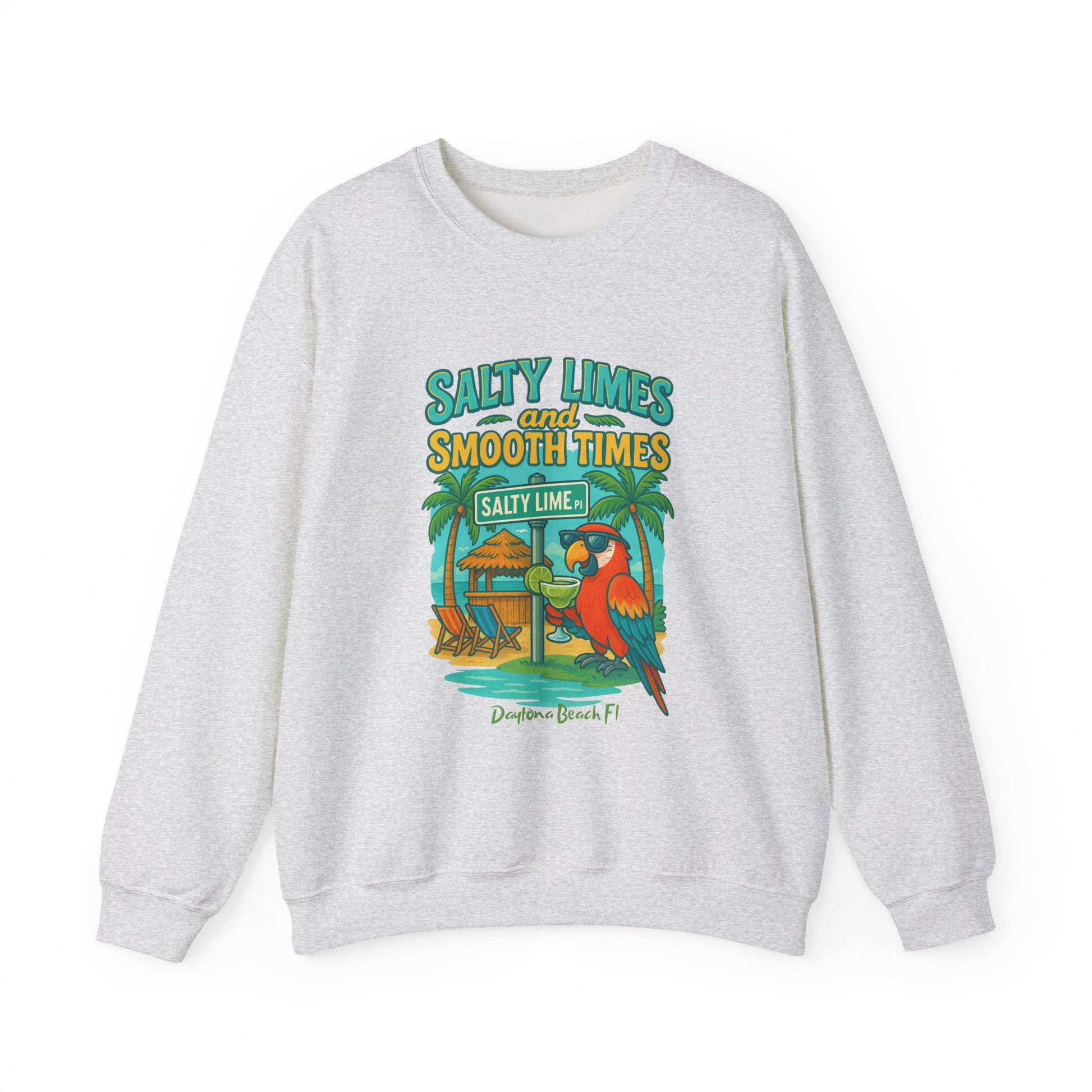 Salty Lime  Place  Crewneck Sweatshirt - Jimmy Buffet Style