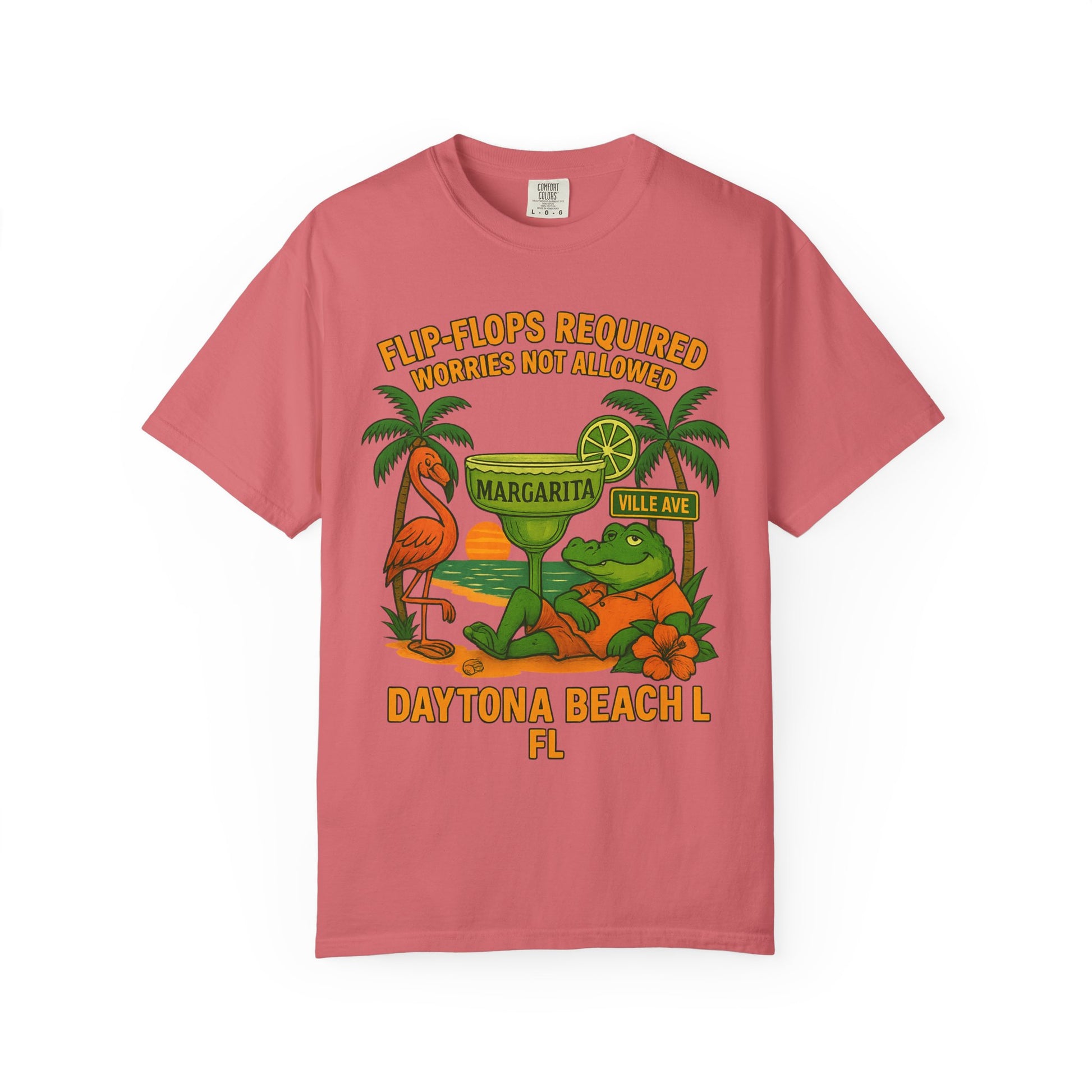 Margaritaville Ave    T-Shirt, Summer Vibes Tee, Beachwear, Vacation Shirt, Funny Graphic Tee, Unisex Casual Wear