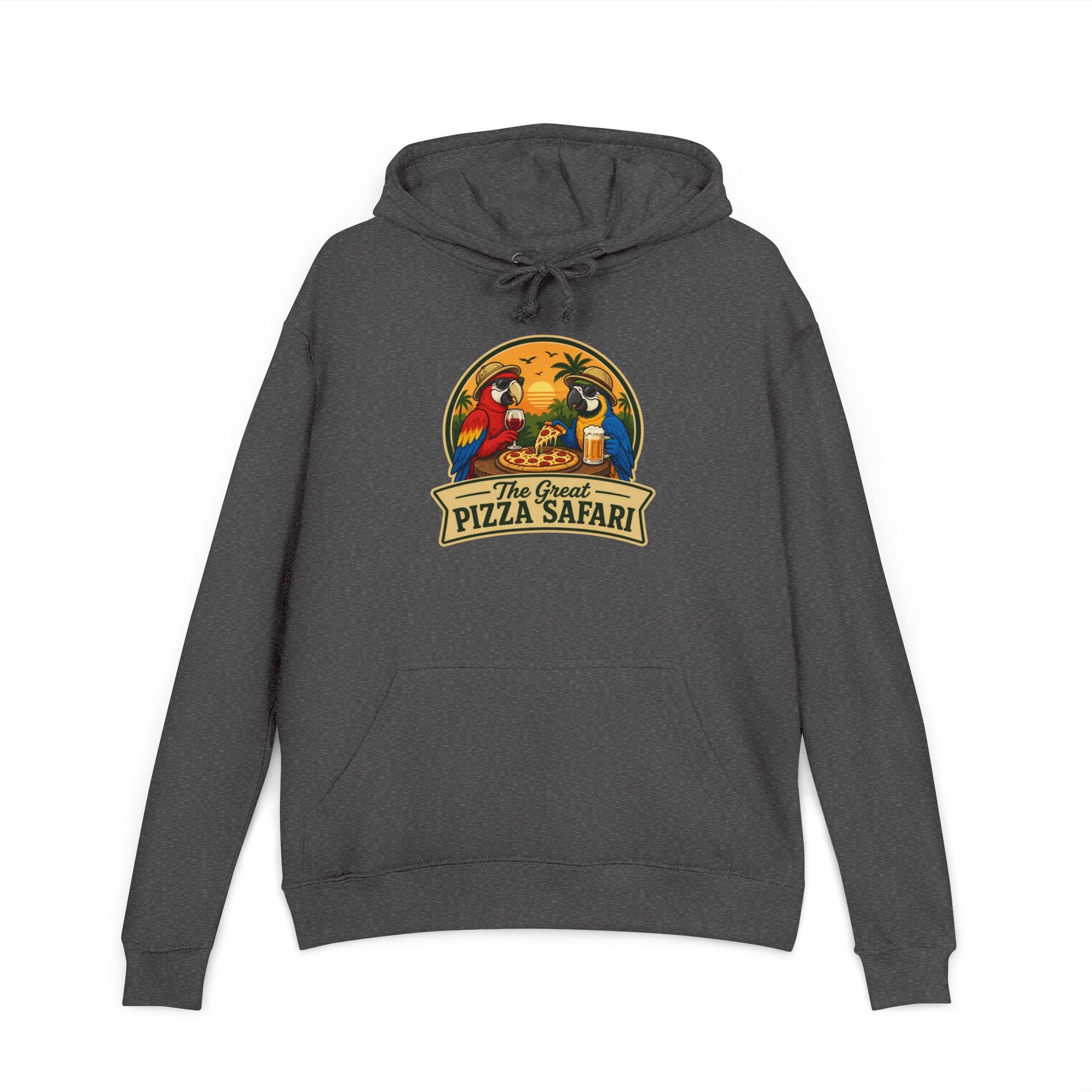 Pizza Safari Hoodie — The Great Pizza Safari Graphic Pullover