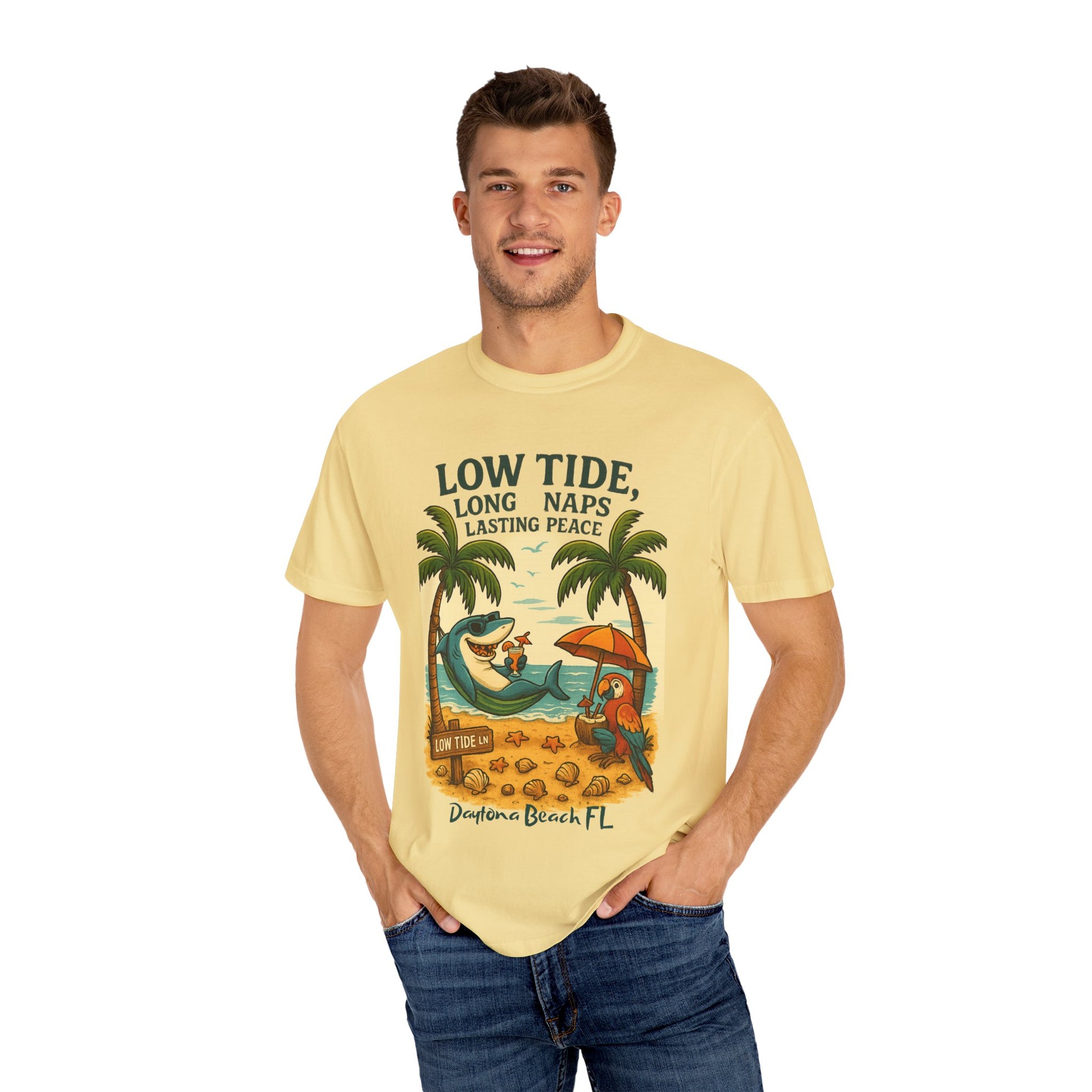 Low Tide Ln T shirt  Comfort colors 1717
