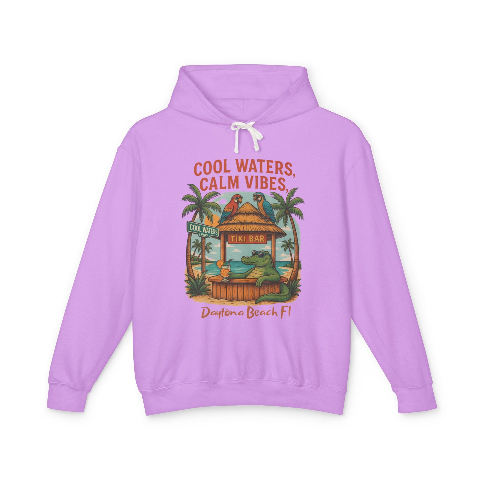 Cool Waters Way Lightweight Comfort Colors Hoodie - Jimmy Buffet Style