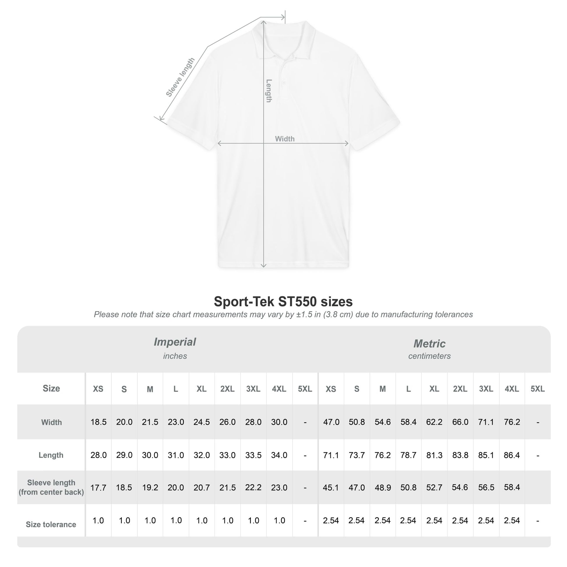 Sport-Tek® PosiCharge® Competitor™ Polo - decorated with direct transfer