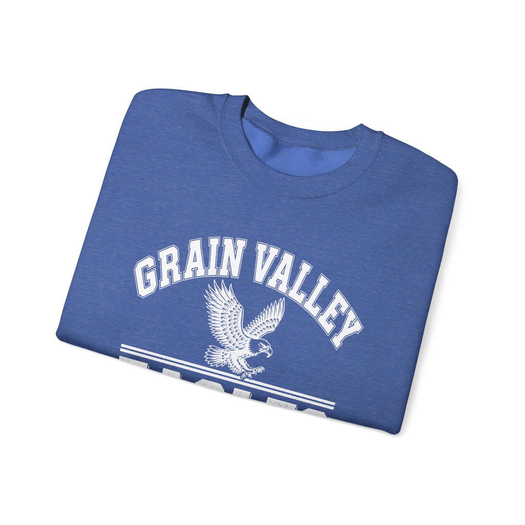 Grain Valley Eagles Crewneck Sweatshirt — Class of '86 Vintage School Spirit