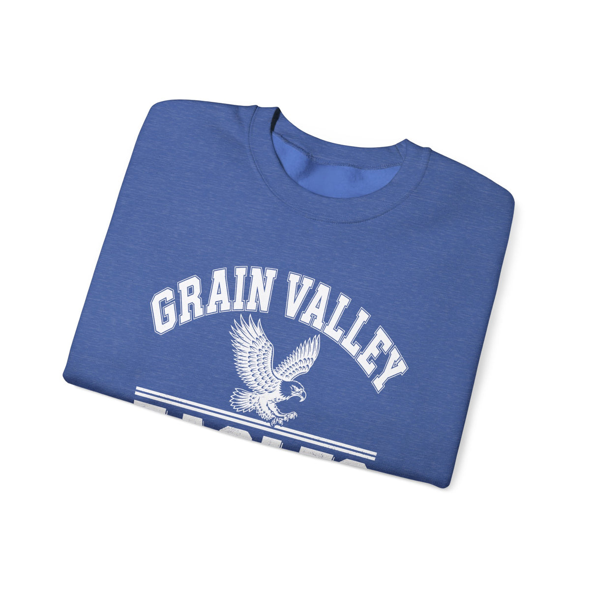 Grain Valley Eagles Crewneck Sweatshirt — Class of '86 Vintage School Spirit