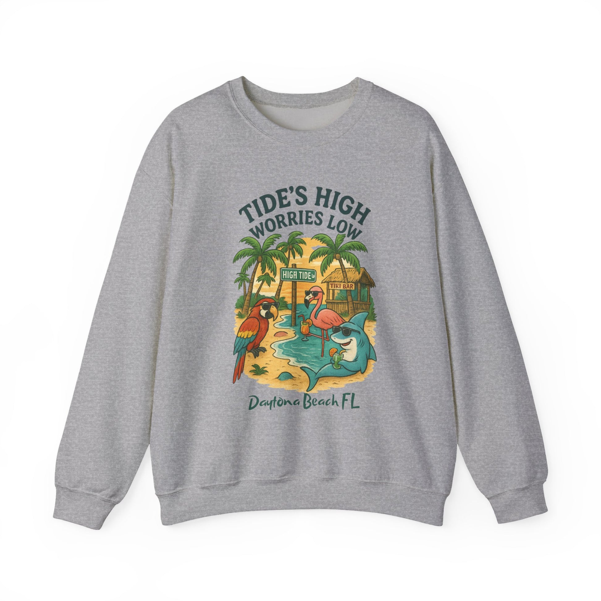High Tide Ln Crewneck Sweatshirt - Jimmy Buffet Style