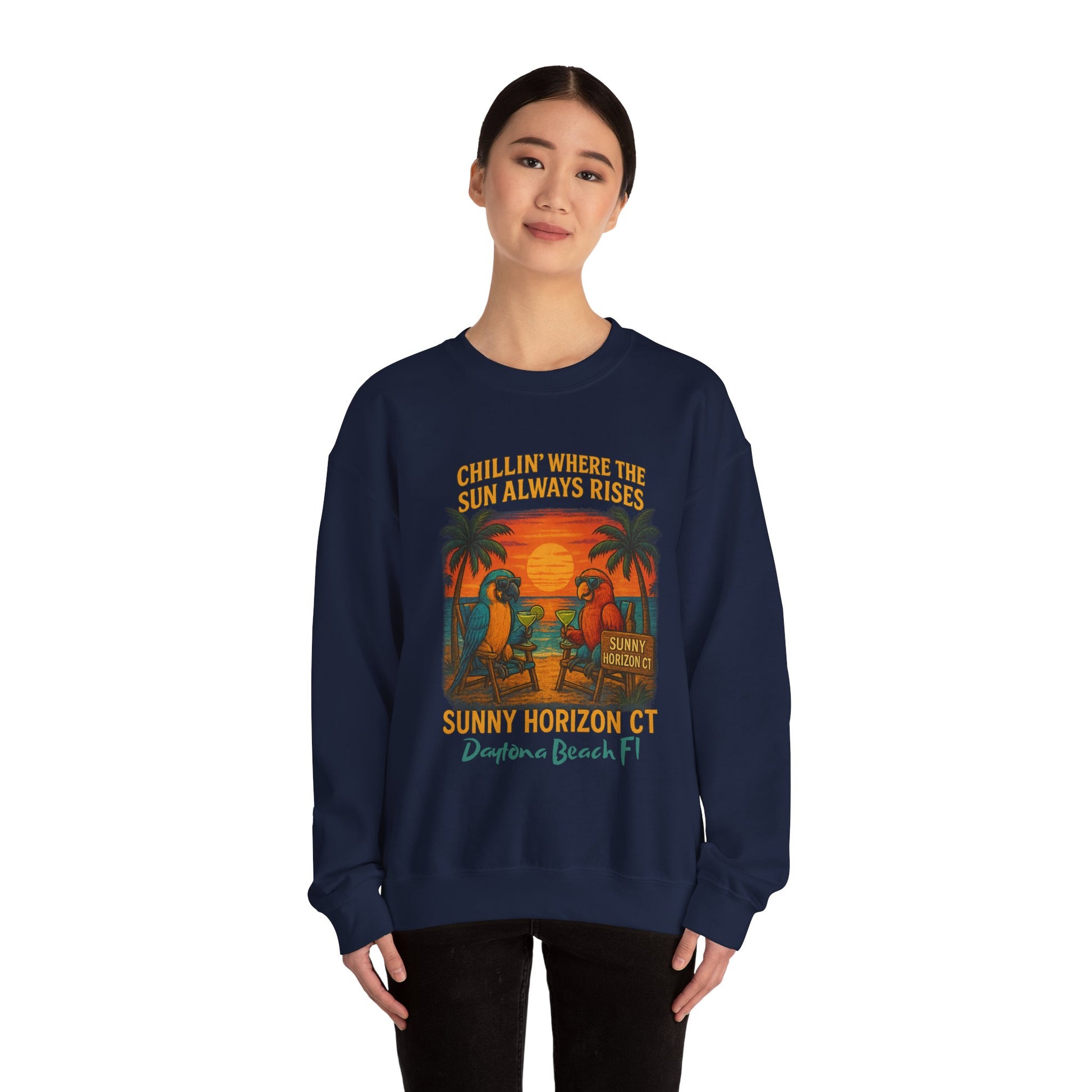 Sunny Horizon ct  Crewneck Sweatshirt - Jimmy Buffet Style