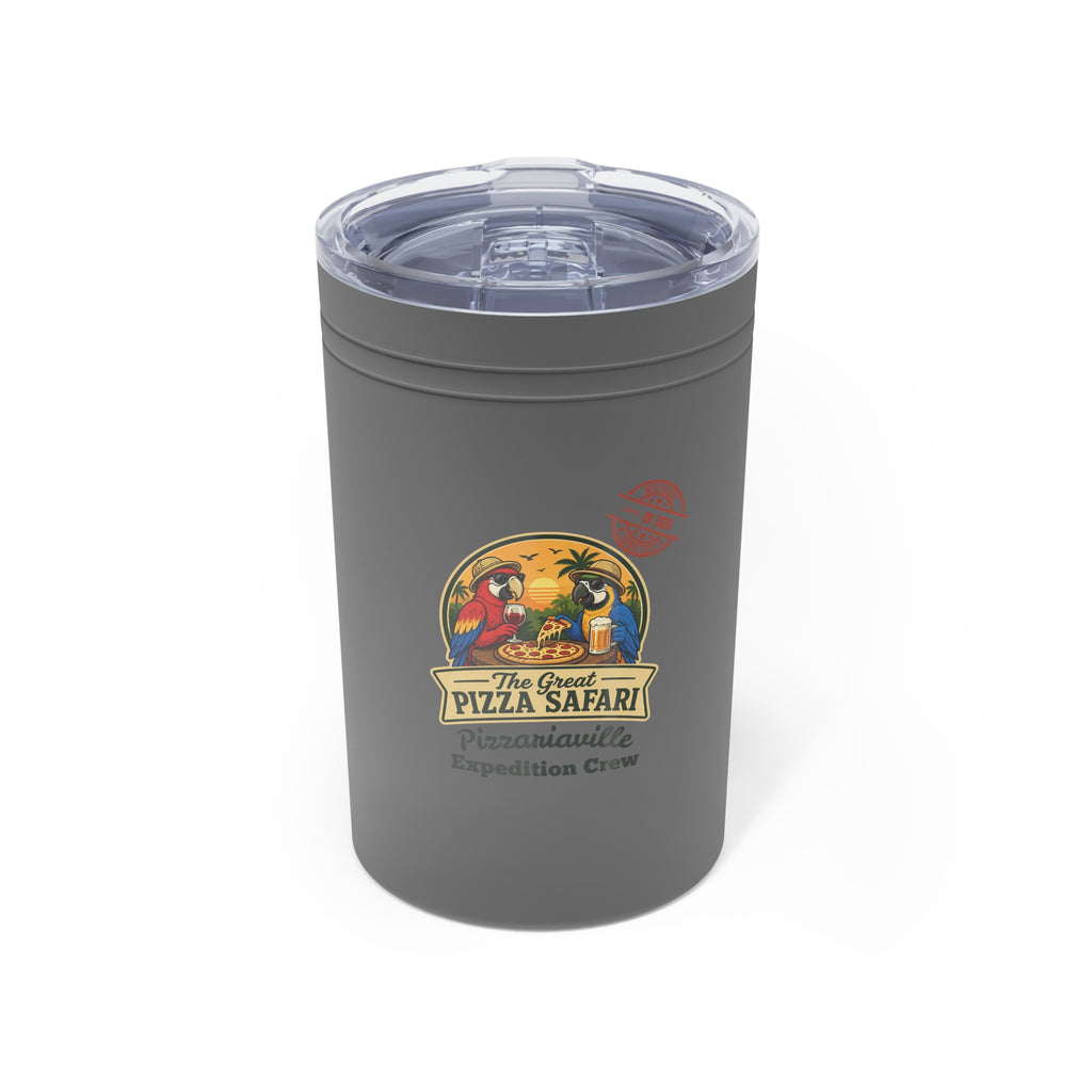 Pizza Safari 11oz Insulated Tumbler — Pizzariaville Expedition Crew Design