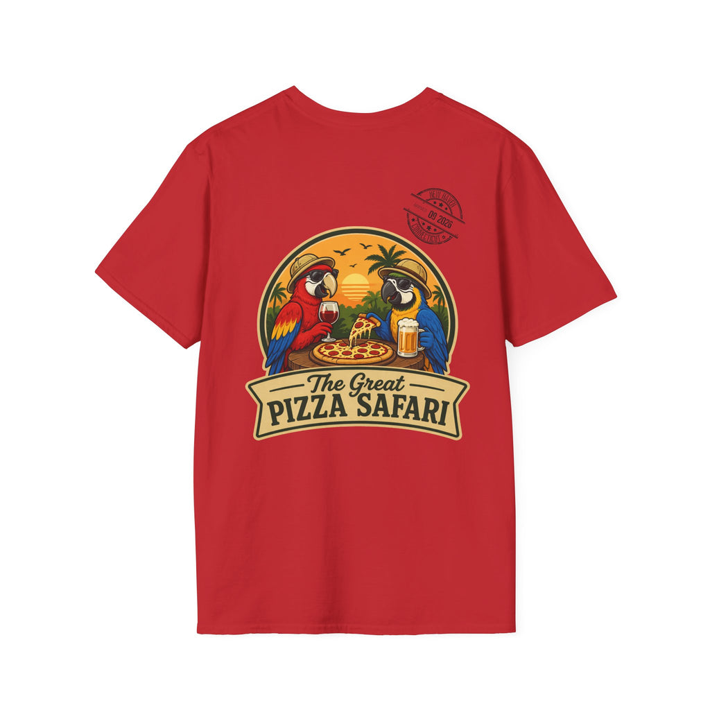T‑Shirt — "Pizza Safari" Retro Pizzeria Expedition Crew Graphic Tee
