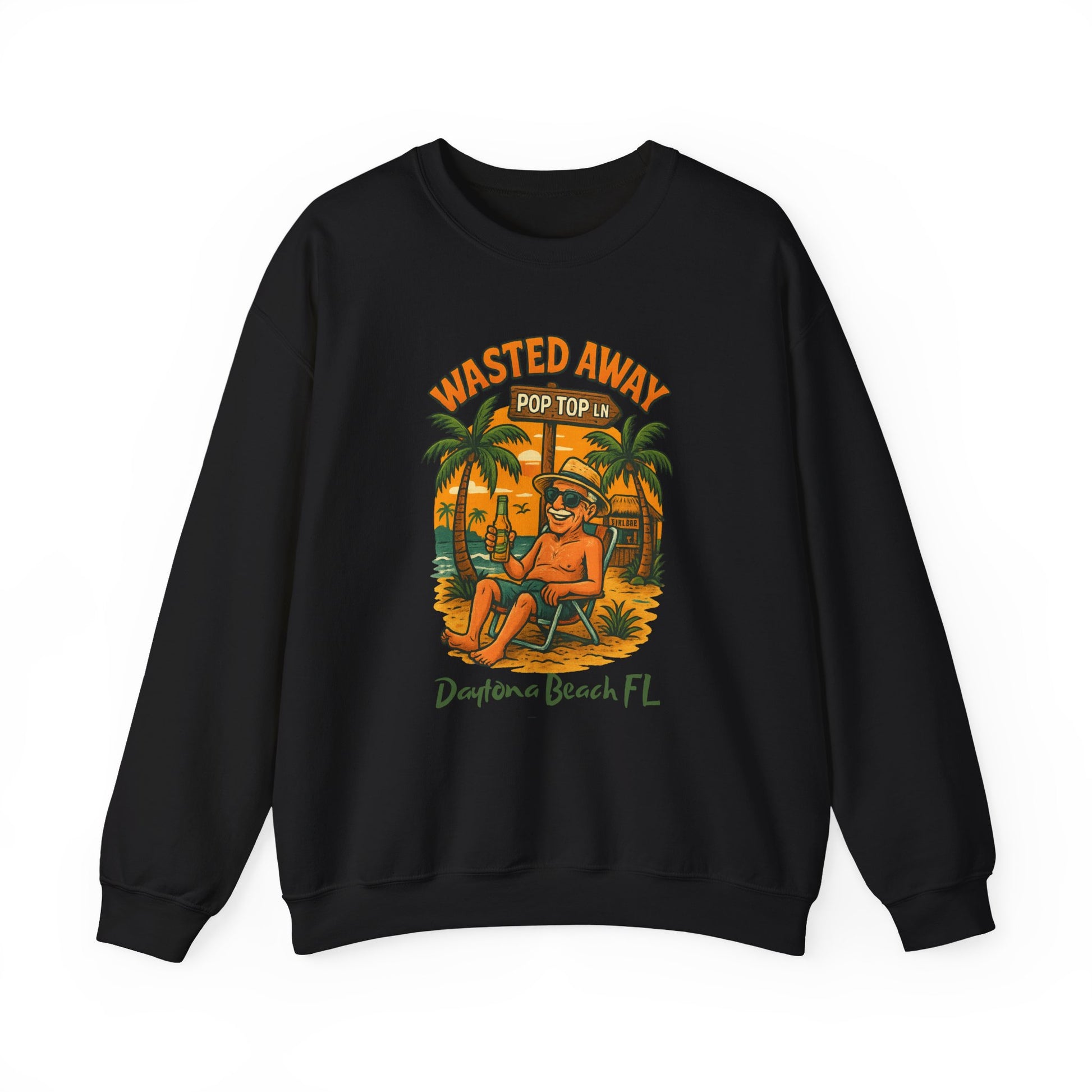 Pop Top Ln Crewneck Sweatshirt - Jimmy Buffet Style