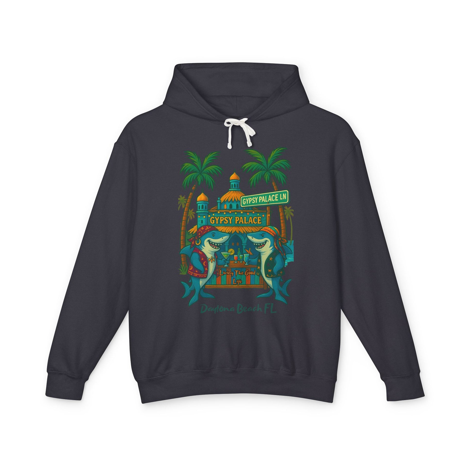 Gypsy Palace  ln Lightweight Comfort Colors Hoodie - Jimmy Buffet Style