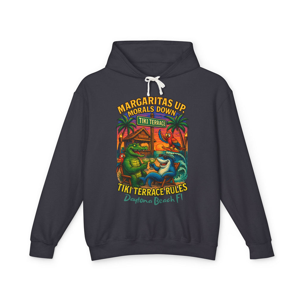 Tiki Terrace  Lightweight Comfort Colors Hoodie - Jimmy Buffet Style