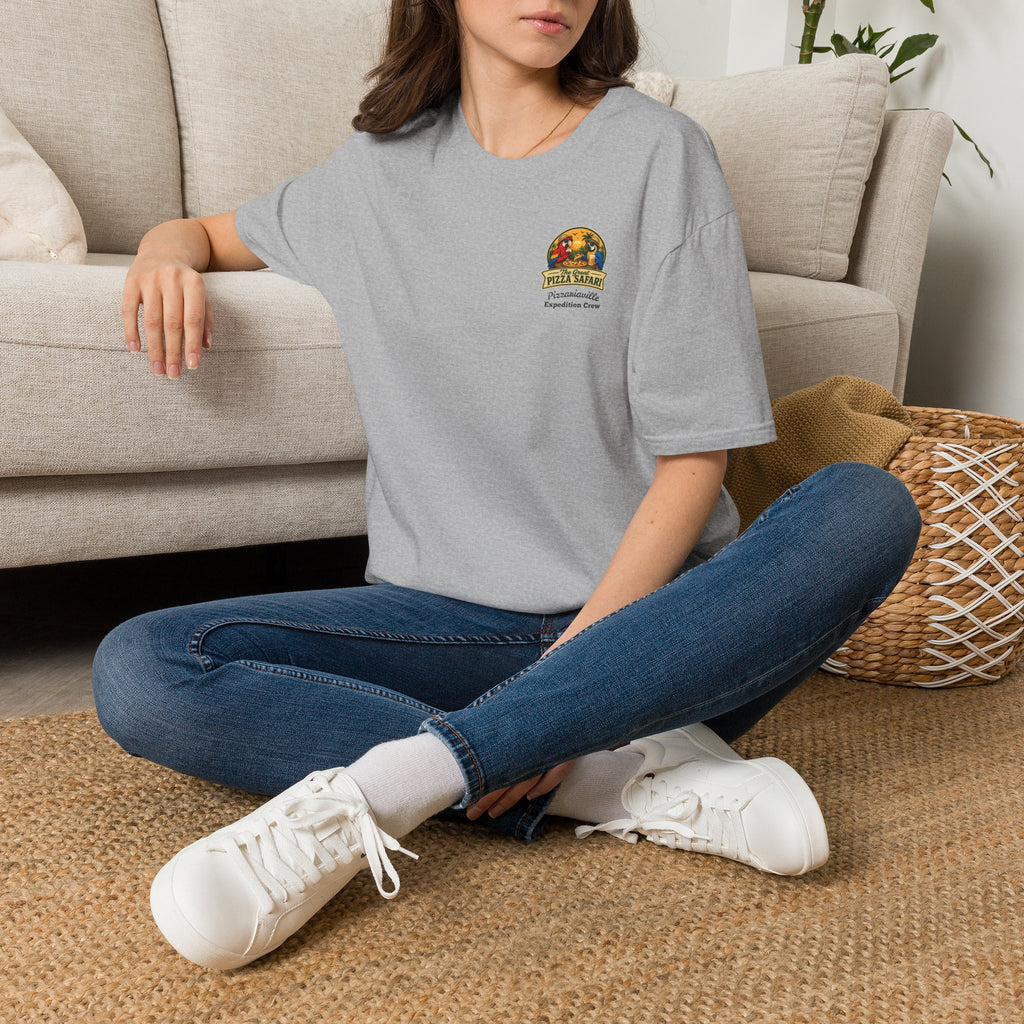 T‑Shirt — "Pizza Safari" Retro Pizzeria Expedition Crew Graphic Tee