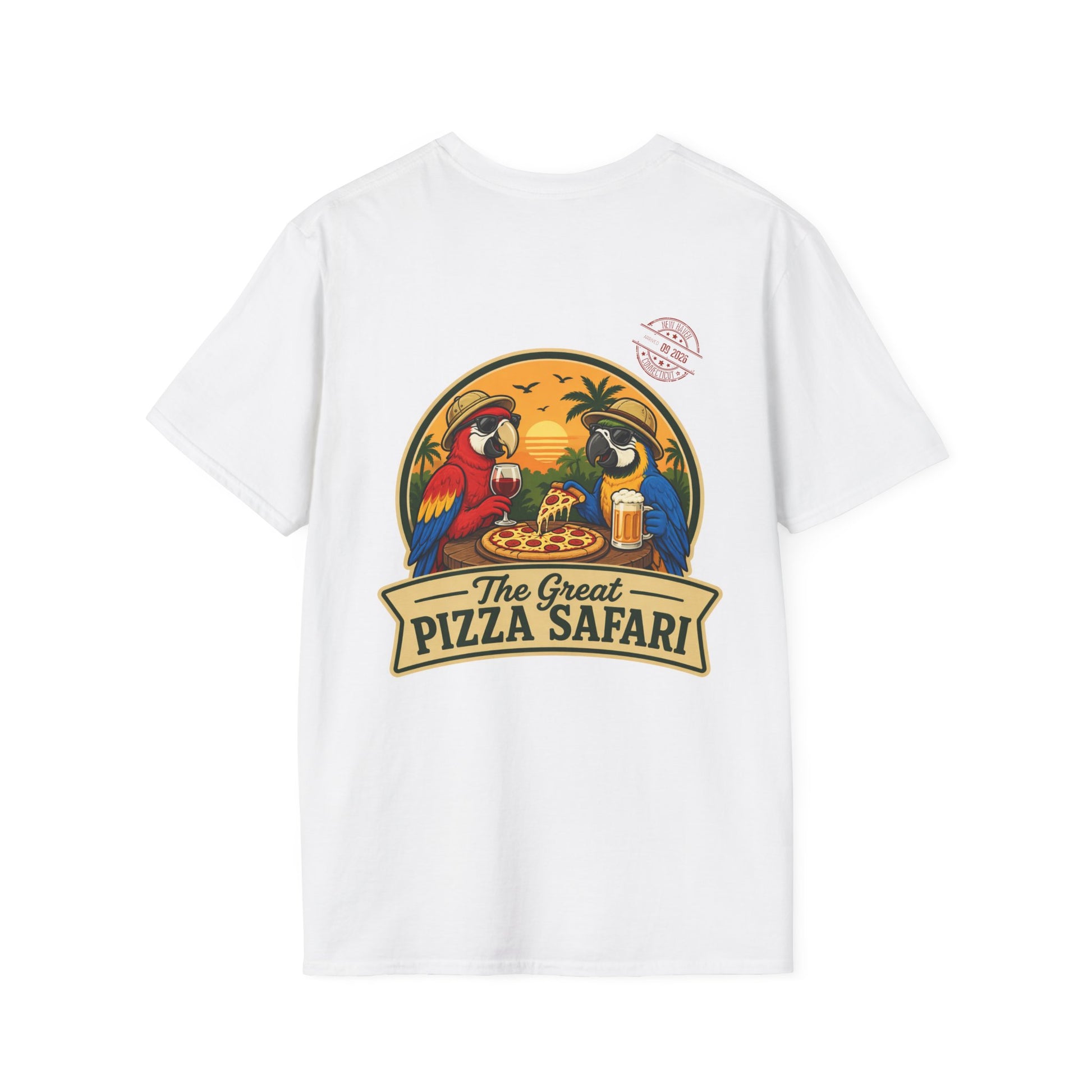 T‑Shirt — "Pizza Safari" Retro Pizzeria Expedition Crew Graphic Tee
