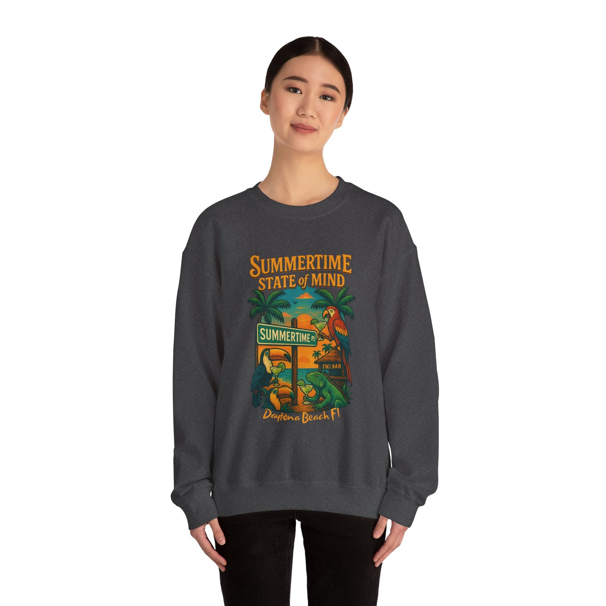 Summertime Place  Crewneck Sweatshirt - Jimmy Buffet Style