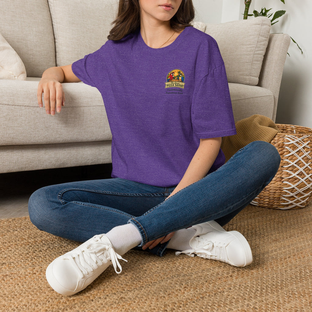 T‑Shirt — "Pizza Safari" Retro Pizzeria Expedition Crew Graphic Tee