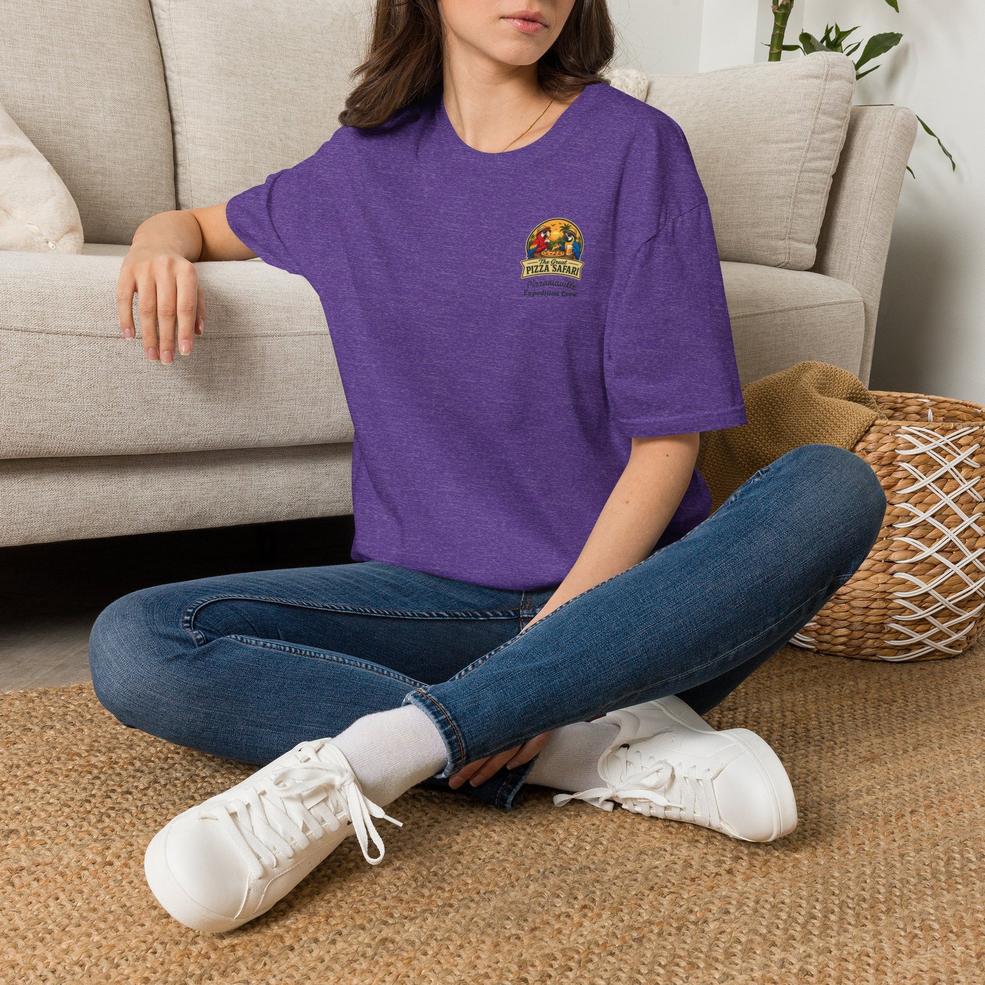 T‑Shirt — "Pizza Safari" Retro Pizzeria Expedition Crew Graphic Tee