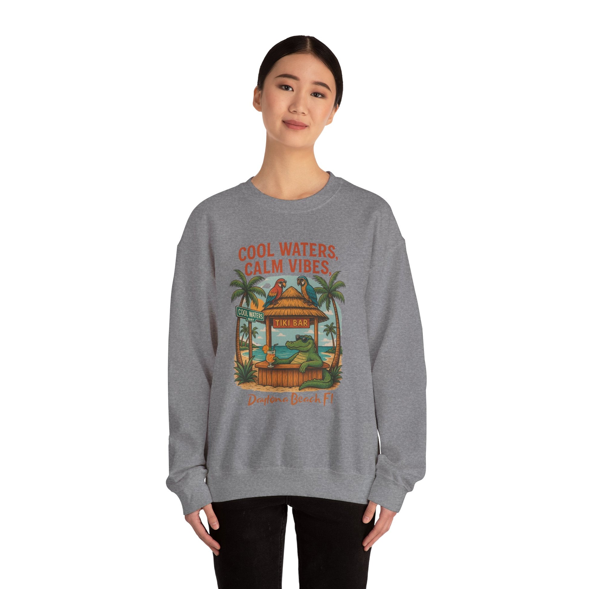 Cool Waters Crewneck Sweatshirt - Jimmy Buffet Style