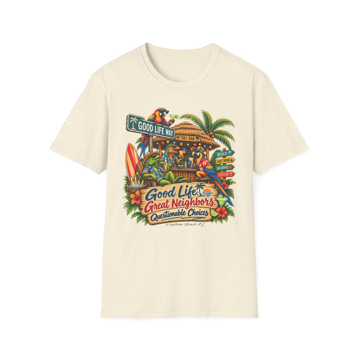 Good Life Way T-Shirt — Tropical Tiki Bar Beach Shirt