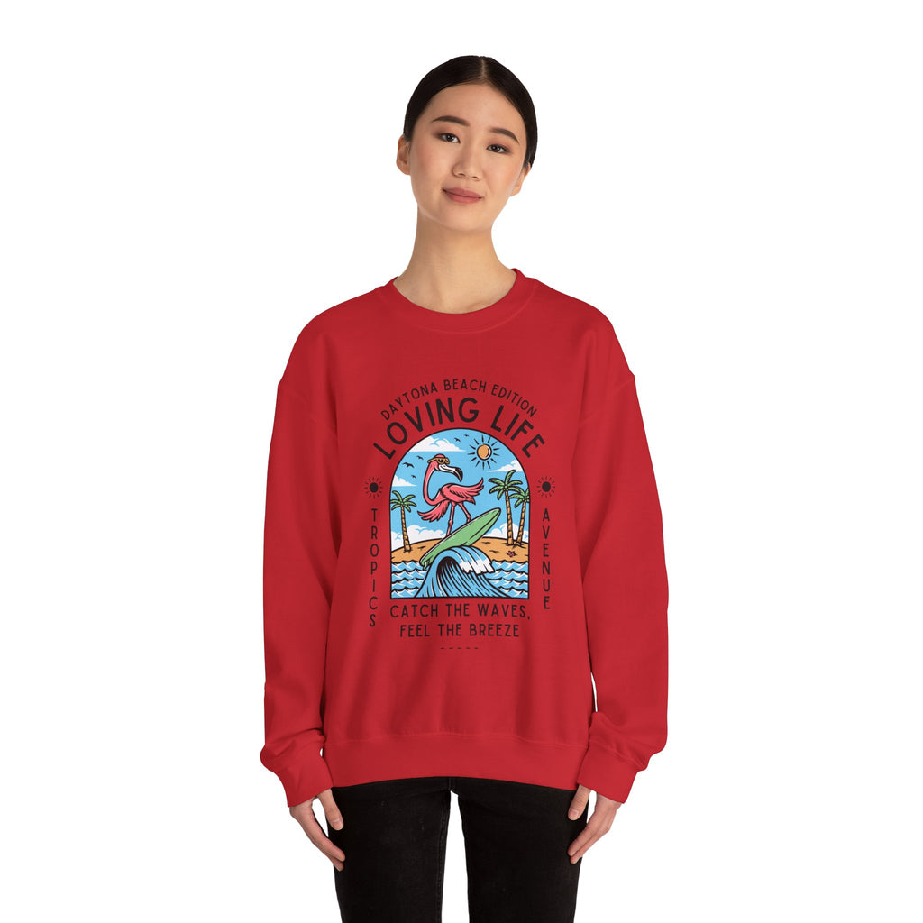 Tropics Ave Crewneck Sweatshirt - Jimmy Buffet Style
