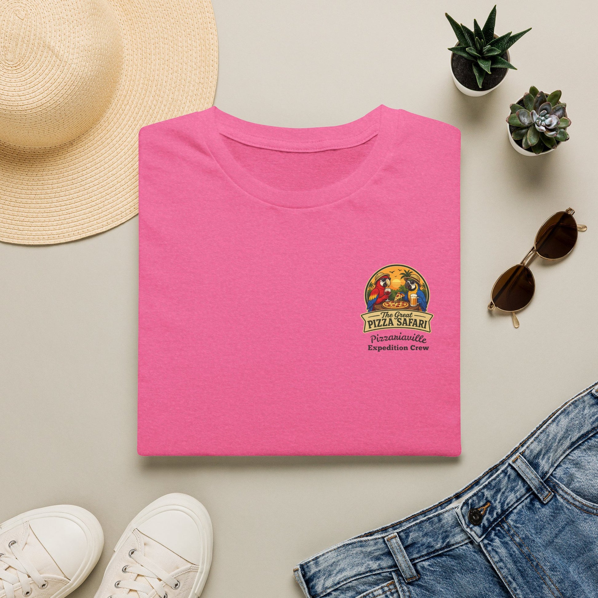 T‑Shirt — "Pizza Safari" Retro Pizzeria Expedition Crew Graphic Tee