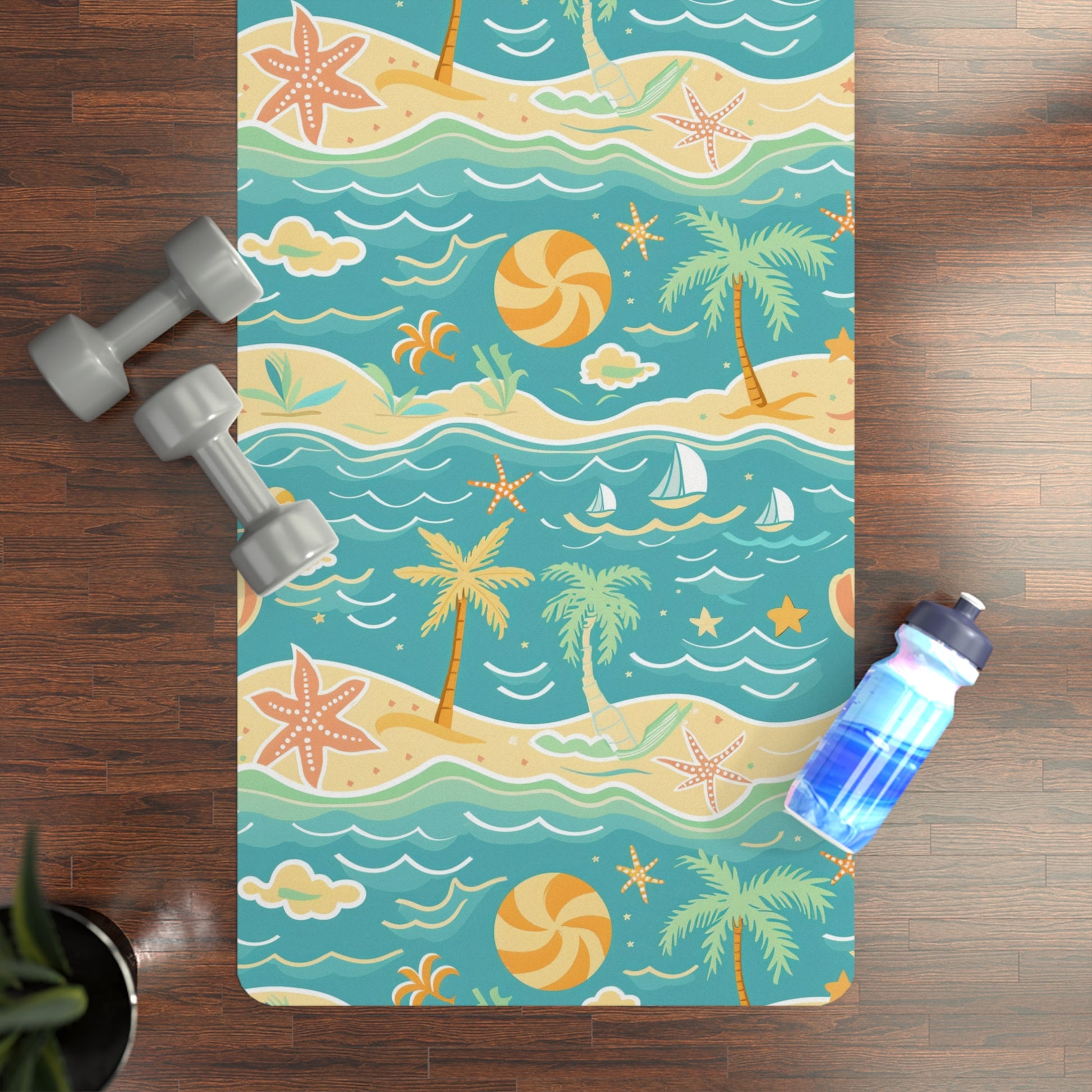 Rubber Yoga Mat | Non-Slip Exercise Mat