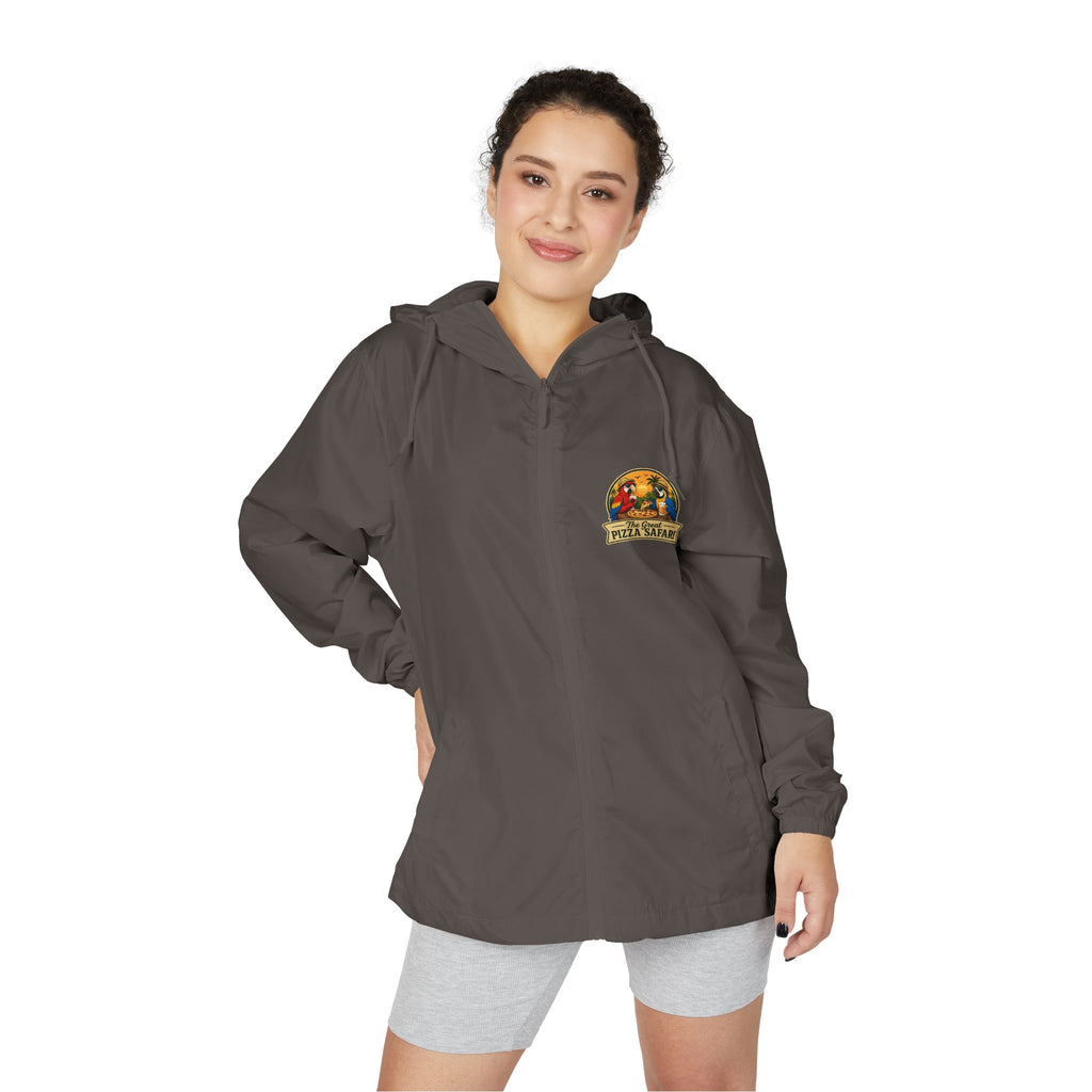 Vintage Camper Windbreaker Jacket – Pizzariaville graphic